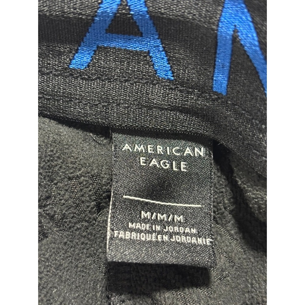 American Eagle M Black Joggers Mens Athleisure Casual Sweatpants Active Pants - Picture 9 of 14